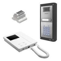 Videx CVKC4K 4000 Series 1 Button, Surface Mounted Colour Video Intercom Kit & Keypad With 6256 Handset(s)